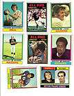   1973 Topps cards 2 Youngblood RCs OJ Csonka Olsen Blanda Greene  