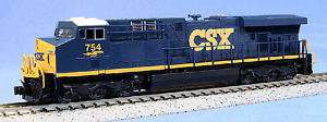 KATO N SCALE GE ES44AC GEVO LOCOMOTIVE, CSX # 819  