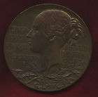 1897 medal 60th anniv.Queen Victoria, 56mm,copper, choc