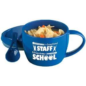   Staff Extraordinary School (Blue) Soup Mug & Spoon