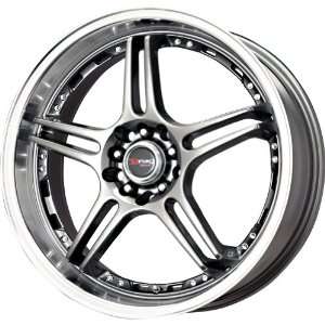 Drag D40 Silver Wheel with Machined Lip (17x7.5/4x100mm 