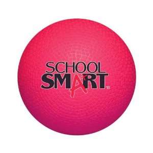  School Smart Playground Ball   8 1/2 inch   Red Office 