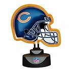 NFL Chicago Bears Neon Helmet, Desktop or Mantle, New in Package, Free 