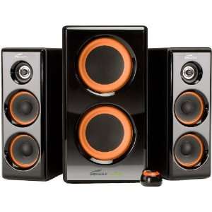   Speakers with Dual Subwoofers   20Hz to 20kHz, 100 Watts Electronics