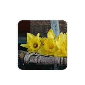  Coasters Set of Four   Daffodil Bouquet   Mark Kimball 