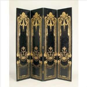  6 ft. Tall French Scroll Screen Furniture & Decor