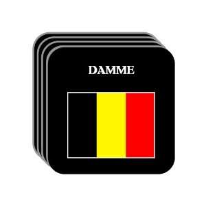 Belgium   DAMME Set of 4 Mini Mousepad Coasters 