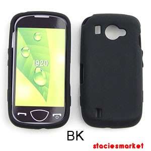 Black Silicon Skin Samsung Omnia II 2 i920 Case Cover  