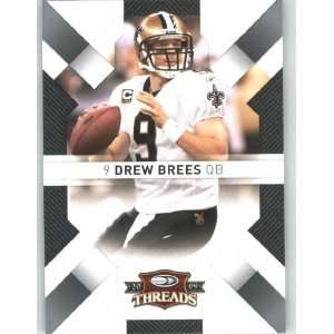  Drew Brees   New Orleans Saints   2009 Donruss Threads NFL 