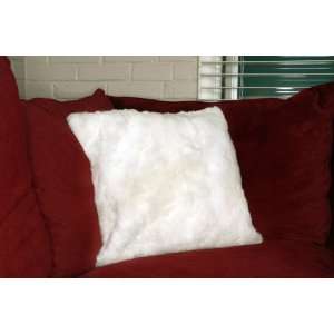  Alpaca Fur Pillow   White