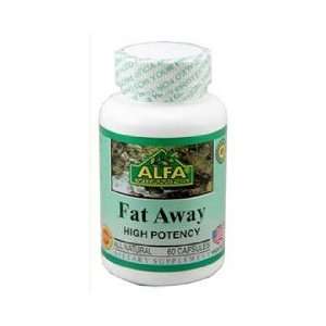  Alfa Vitamins Fat Away 60 caps Chitosan Garcinia Psyllium 