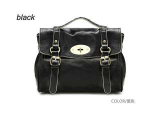 NEW Black Ladys Real Leather Shoulder Bag Handbags D30  