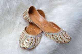 Khussa Shoes Indian Shoes Ivory Shoes Womens Shoes Women Bedead Shoes 