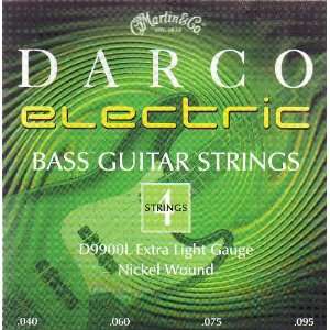 Darco Electric Bass Long Scale Nickel Wound Extra Light, .040   .095 