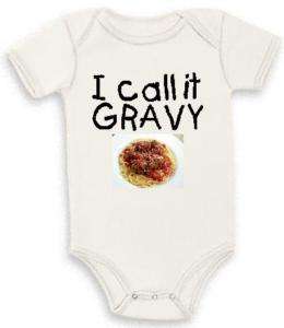 Call it gravy funny italian baby newborn infant t shirt  