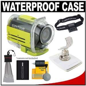  Contour GPS Waterproof Case (Yellow) with Surf Wake Mount 