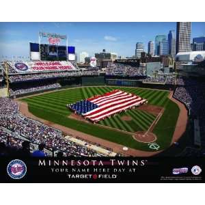    Personalized Minnesota Twins Stadium Print