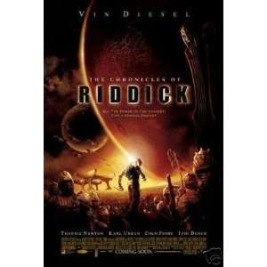  Chronicles of Riddick Double Sided Original Movie Poster 