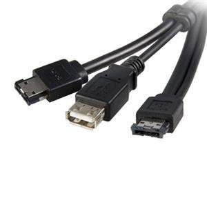  Startech, 3 eSATA M/M & USB A F (Catalog Category Cables 