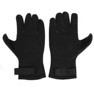  Black Diving Gloves   L