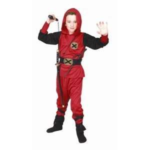  Ninja Ranger   Red, Child Large Costume Toys & Games
