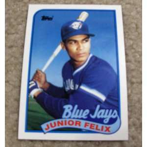  1989 Topps Traded Junior Felix # 32T MLB Baseball Rookie 