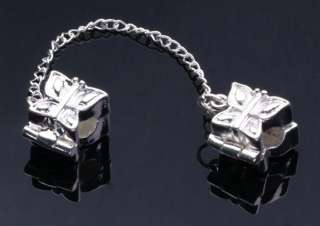 Safety Chains Stopper Clip&Lock Fit Bracelets 10pcs  