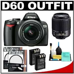  Nikon D60 Digital SLR Camera with 18 55mm AF S VR Zoom Lens + Nikon 