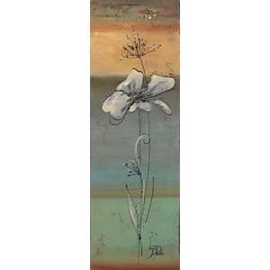   Flowers II Finest LAMINATED Print Patricia Pinto 12x36