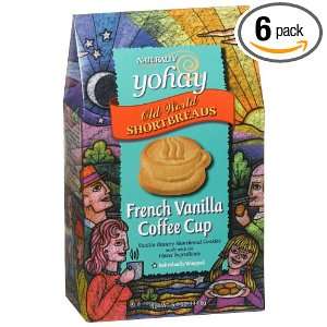 Yohay Shortbread, French Vanilla Coffee Cup, 5.1 Ounce Packages (Pack 