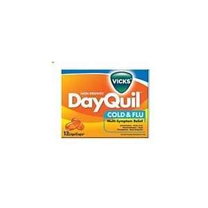  DayQuil Cold & Flu ( Non Drowsy) Liquicaps 12 ct Health 