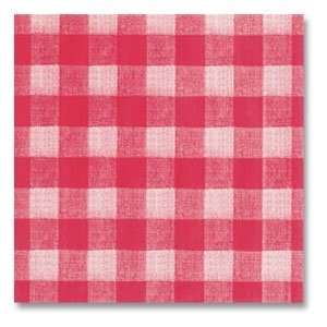 Hoffmaster 820 DC11 Red Check Linen Like Flat Pack 