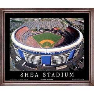  New York Mets   Shea Stadium   Framed 26x32 Aerial 