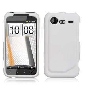  HTC Incredible 2 6350 Cell Phone Rubber White Protective 