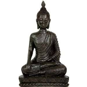  10 Laotian Sitting Meditation Buddha w/ Earth Mudra