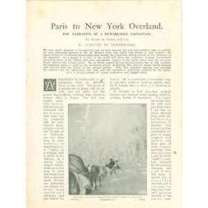  1902 Harry De Windt Paris to New York Overland Part II 