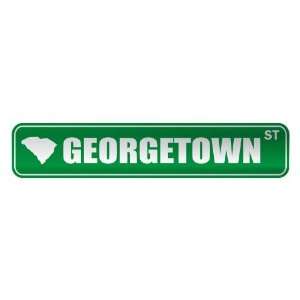   GEORGETOWN ST  STREET SIGN USA CITY SOUTH CAROLINA