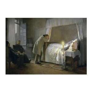 Death of Madame Bovary by Albert auguste Fourie. Size 29.81 inches 