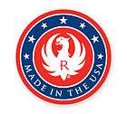RUGER 4 RED, WHITE, & BLUE DECAL, STICKER W/ RUGER LOGO NEW