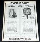 1907 OLD MAGAZINE PRINT AD, EVER READY, TIRE VULCANIZER & UNIVERSAL 