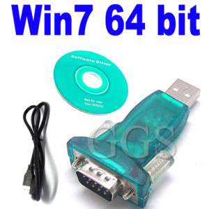 USB to serial RS232 DB9 Adapter for Win7 Window 7 64  