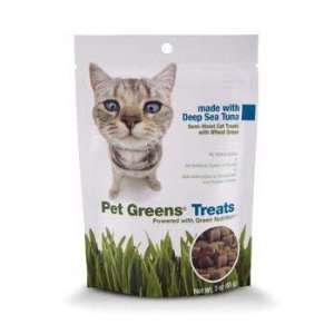   Pet Greens Soft Moist Deep Sea Tuna Cat Treats 3 oz Bag