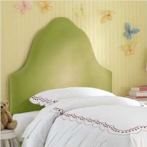   Micro Suede Upholstered Headboard in Kiwi Size Full 