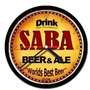  SABA beer and ale cerveza wall clock 