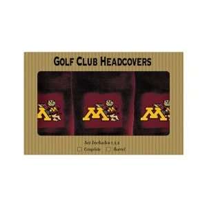  Minnesota Golden Gophers 3 Pack Golf Club Head Cover 