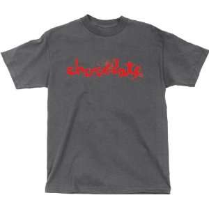 Chocolate T Shirt Zombie Flip [Large] Grey/Red  Sports 