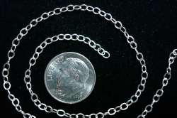 AM SELLING THIS BULK STERLING CHAIN @ $6.75 PER FOOT   BY THE FOOT 