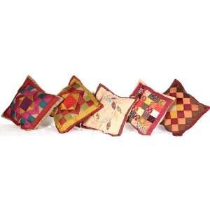   Patch work Cushion Covers from Dehradun   Pure Silk 