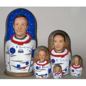 NASA Space Shuttle * Armstrong * Russian Nesting Doll * 5pc/ 6in * m 