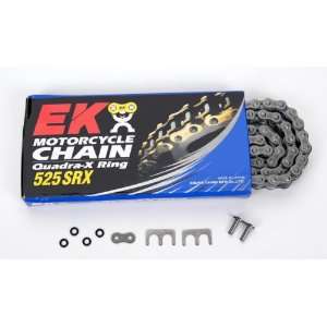  EK Chain 525 SRX Quadra X Ring Chain   116 Links   Natural 